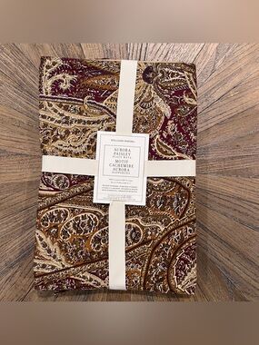 NWT Williams Sonoma Aurora Paisley Set Of 4 Placemats Rectangular 100% Cotton